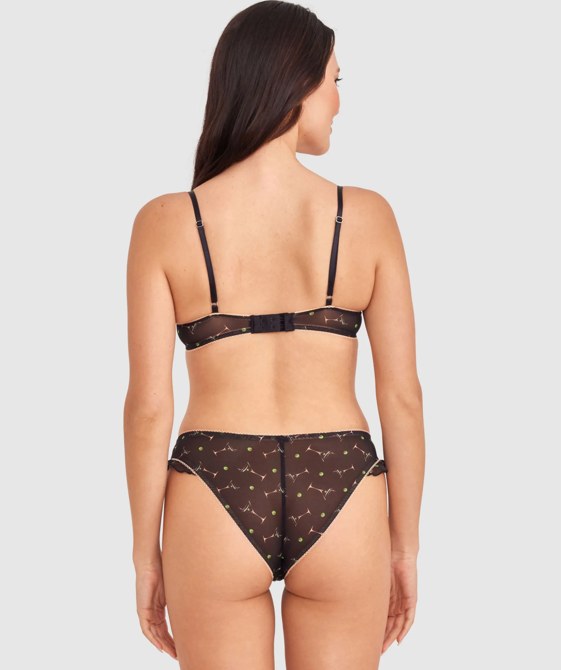 After Hours Unlined Plunge Bra - Print