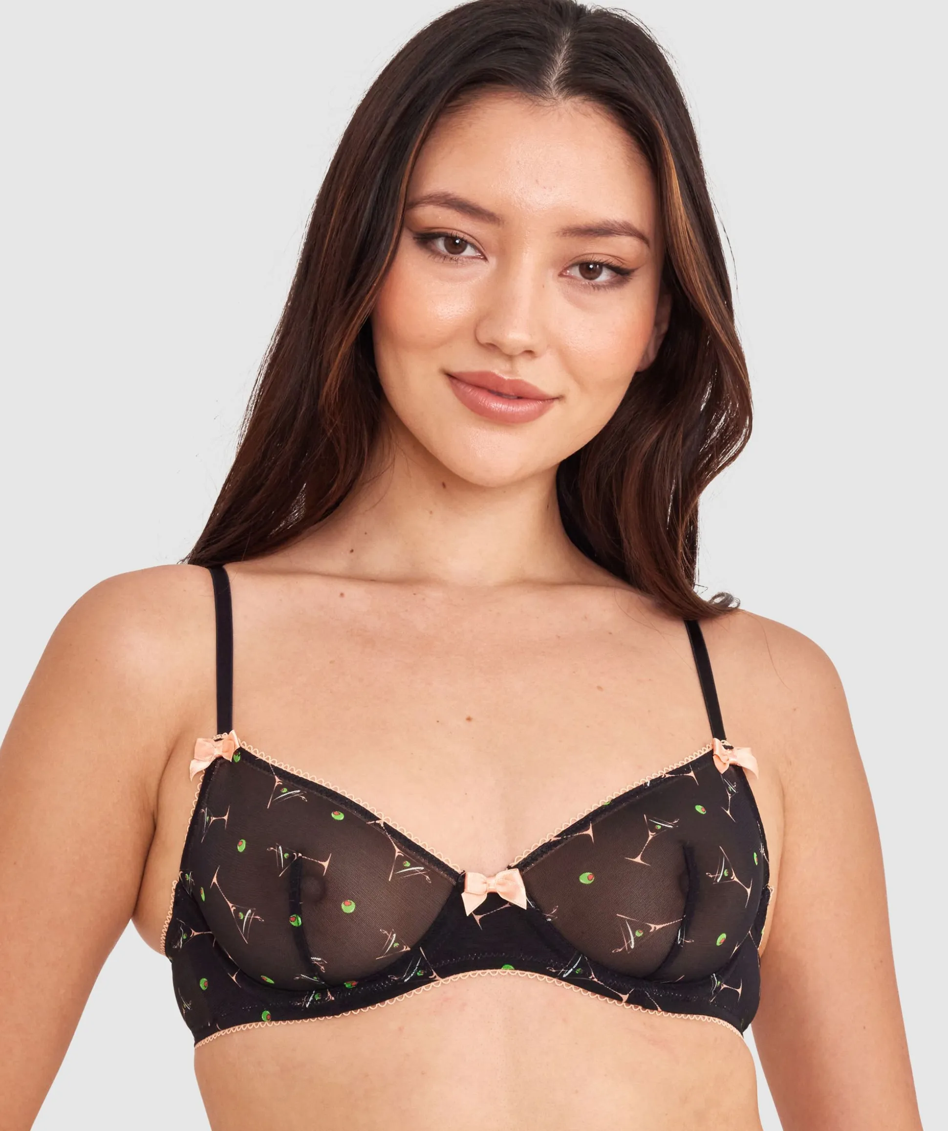 After Hours Unlined Plunge Bra - Print
