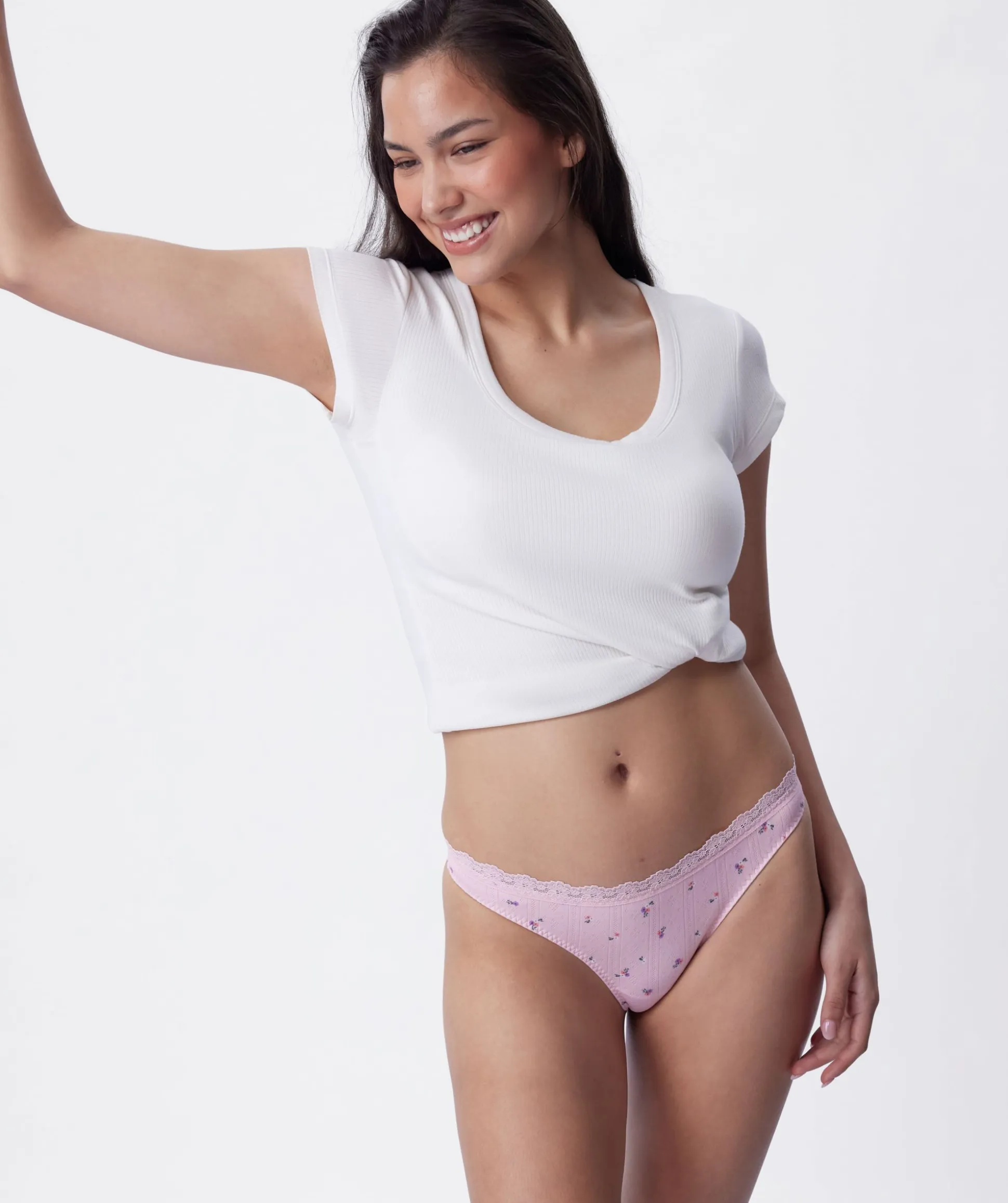 Alba G String - Print Ditsy Floral