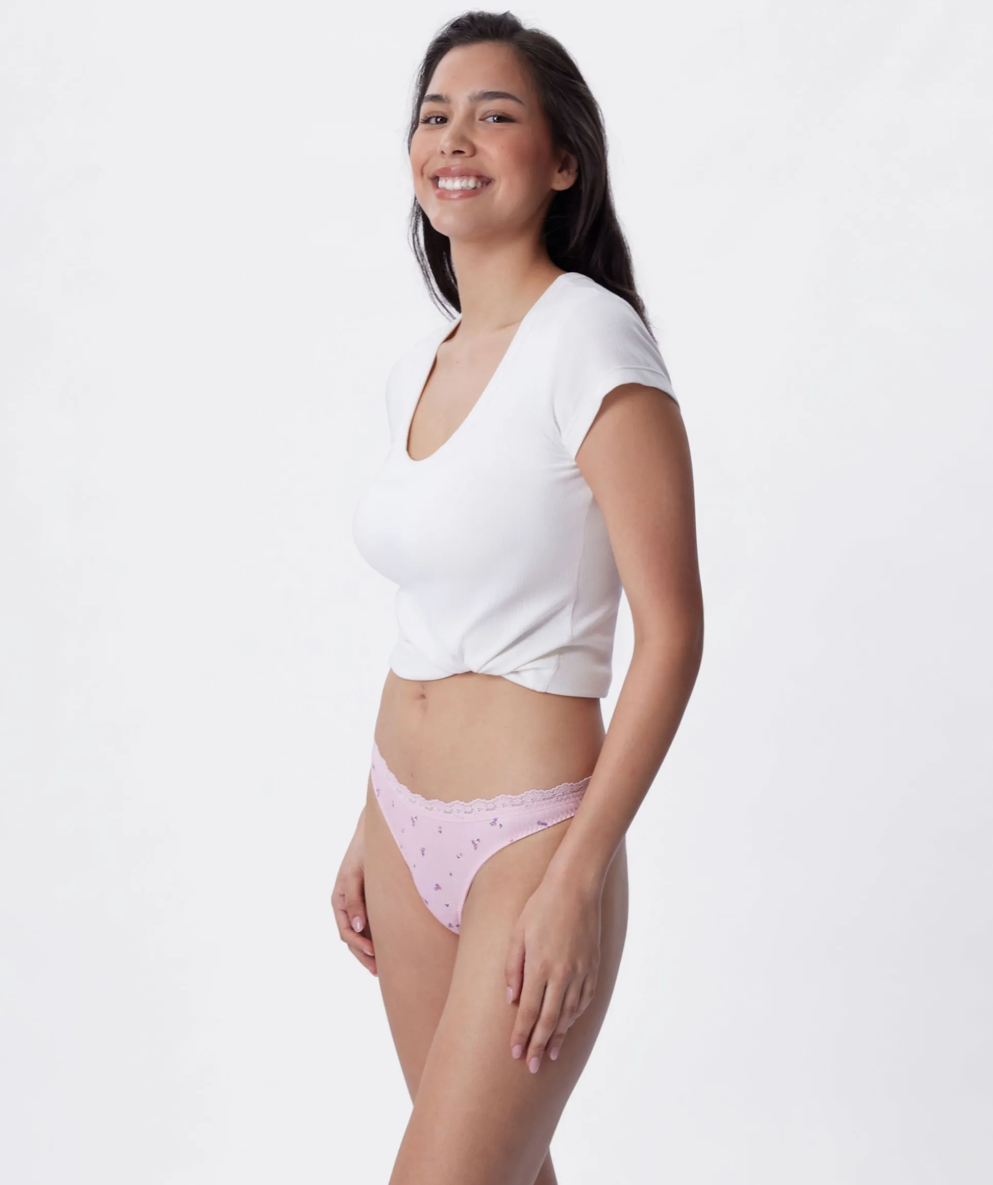 Alba G String - Print Ditsy Floral