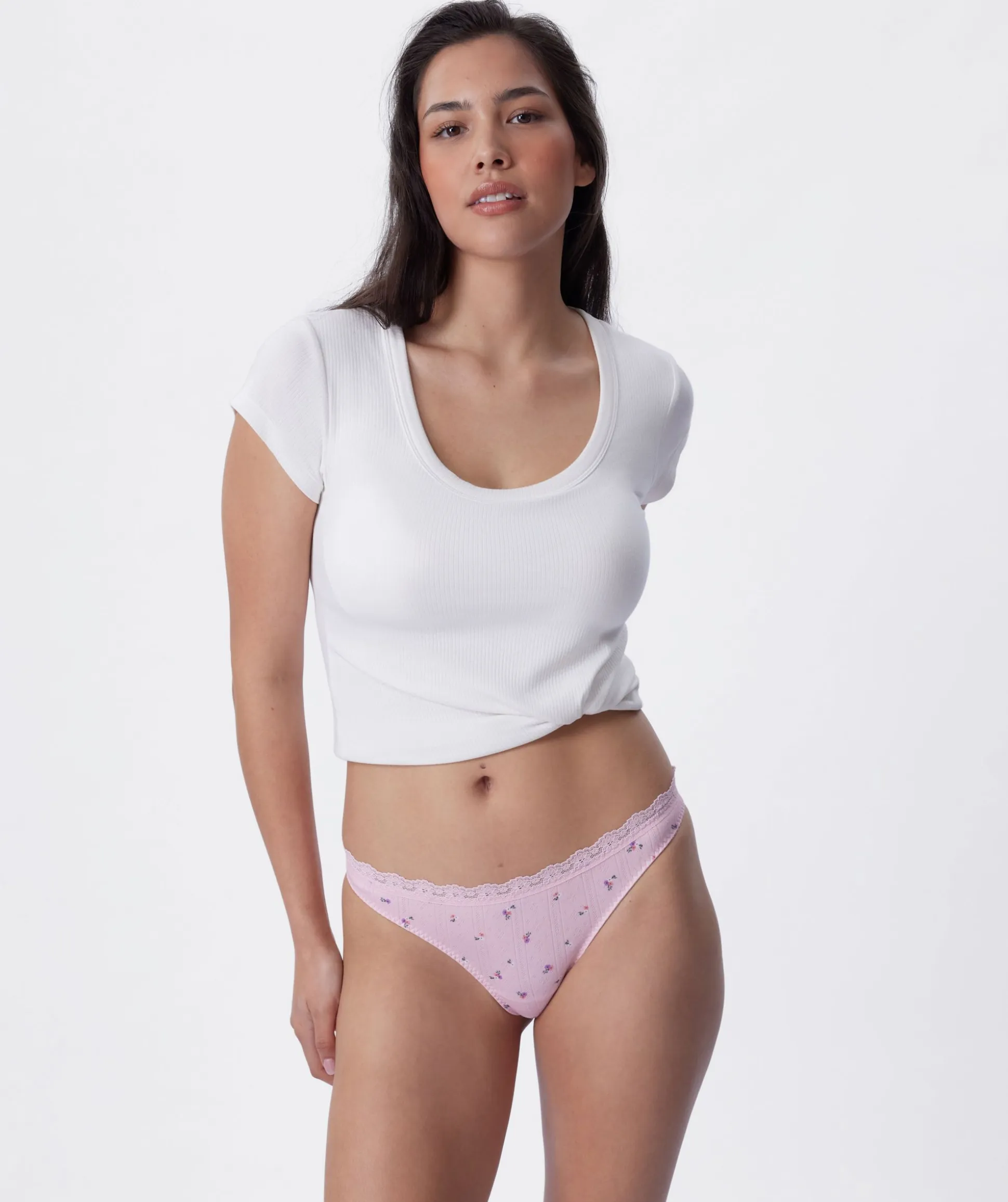 Alba G String - Print Ditsy Floral