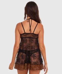 Angelique Babydoll - Print Animal