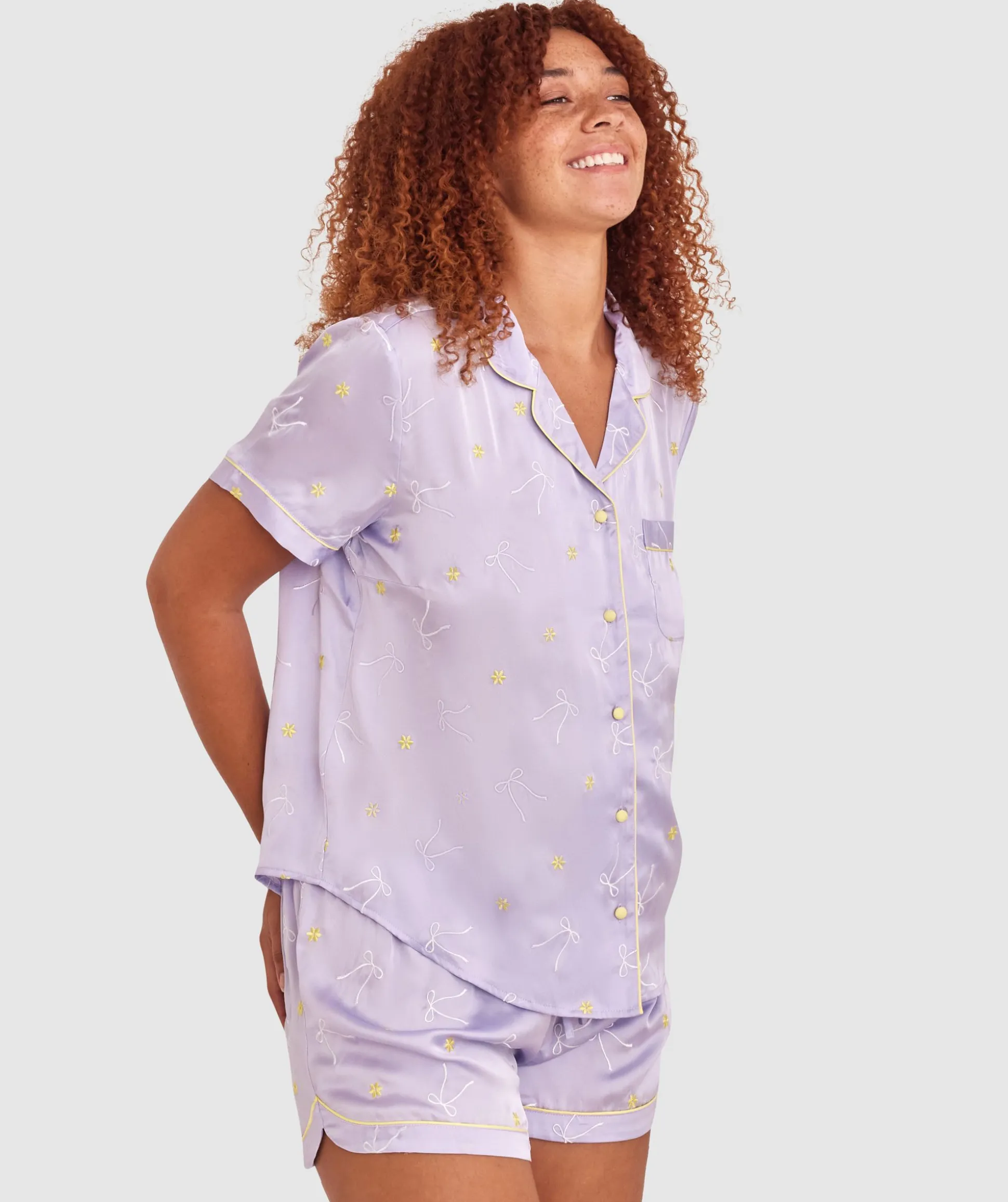 Annie Short Sleeve - Light Purple