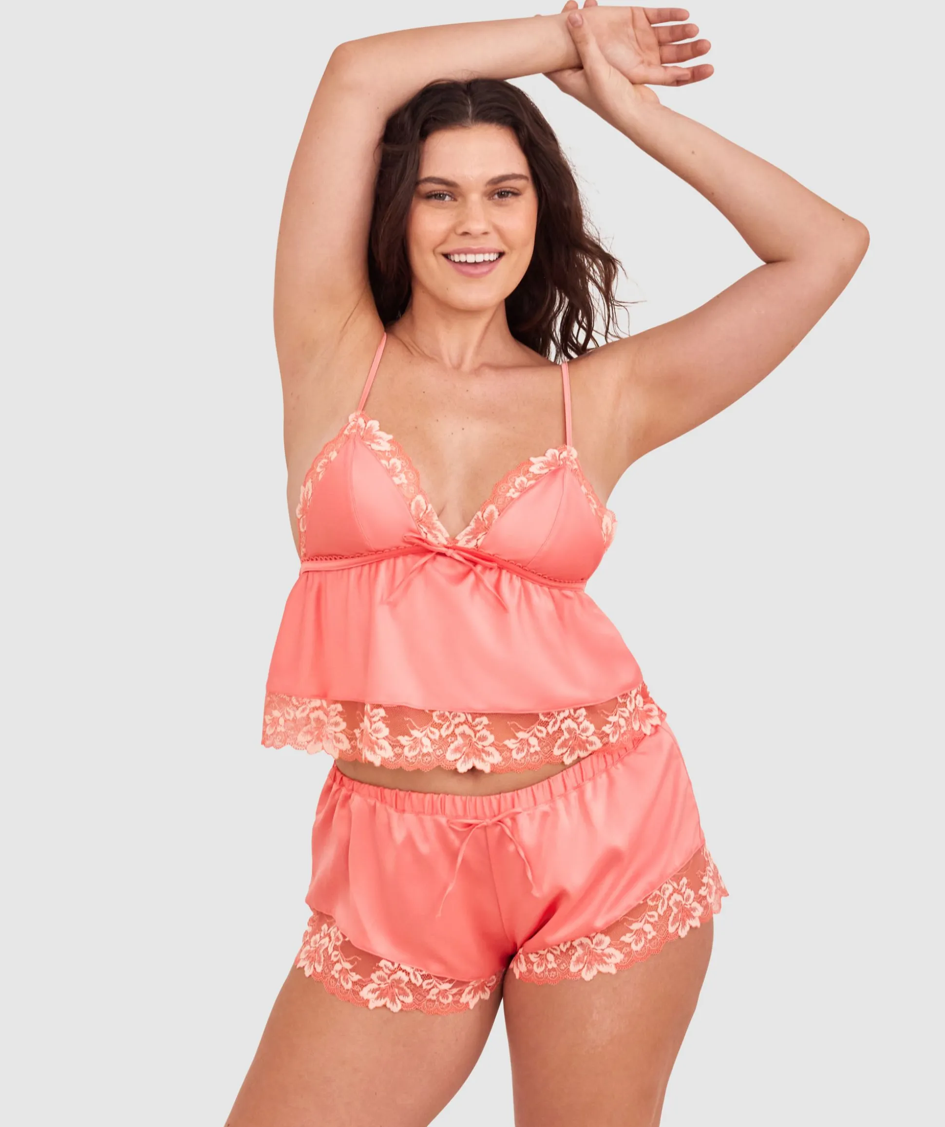 Arla Cami - Dark Coral
