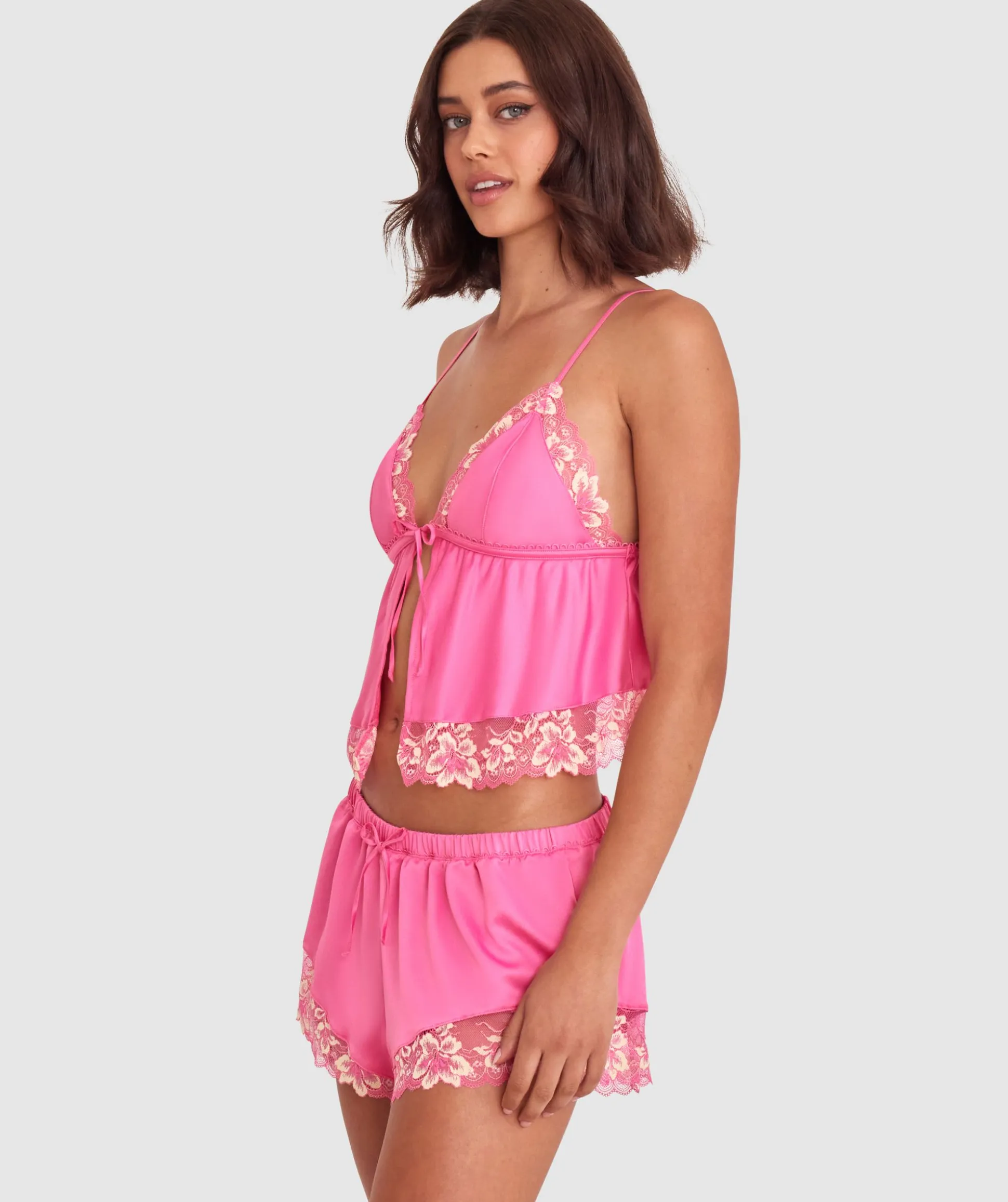 Arla Cami - Pink/Light Yellow