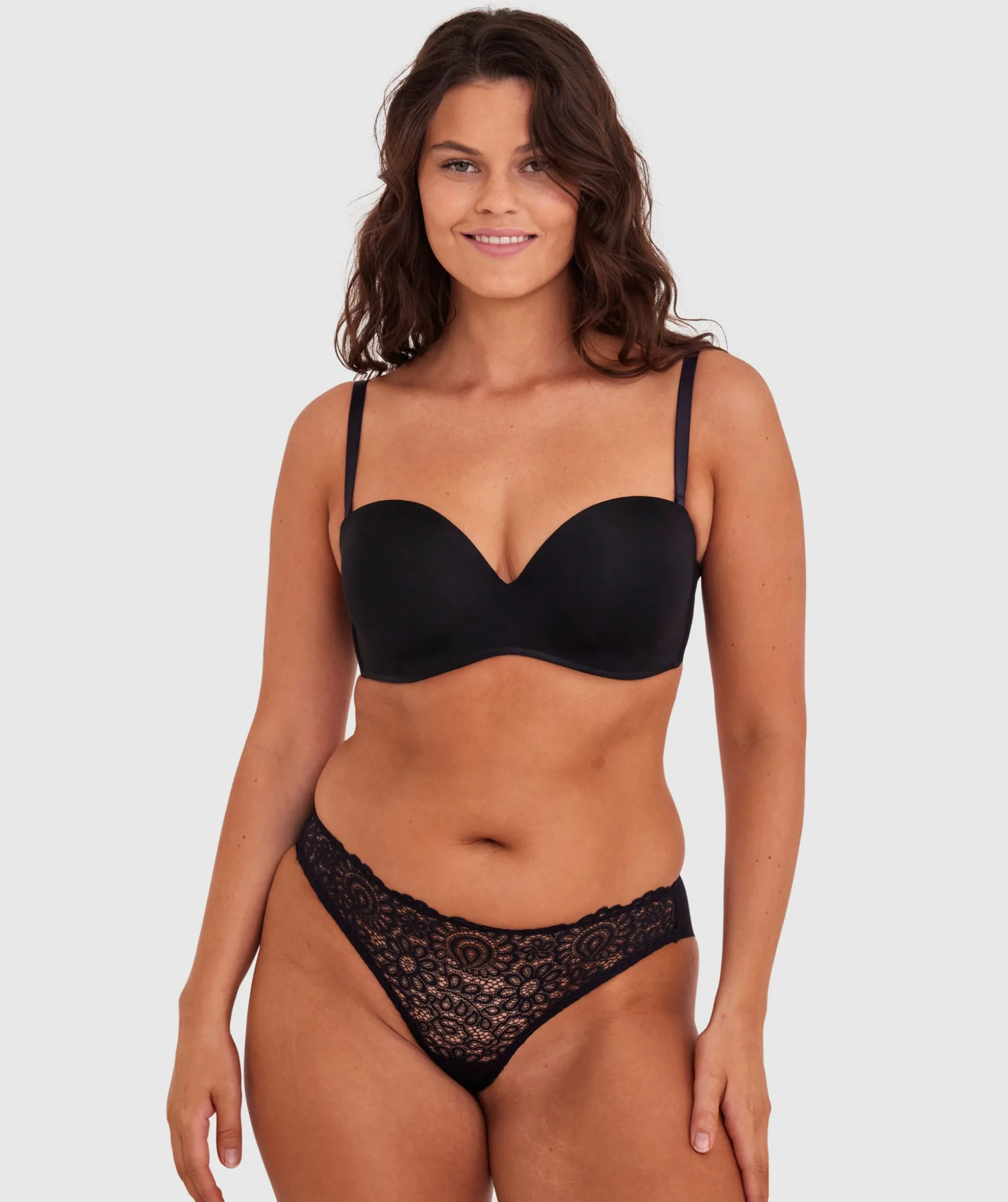 Audrey Brazilian Knicker - Black