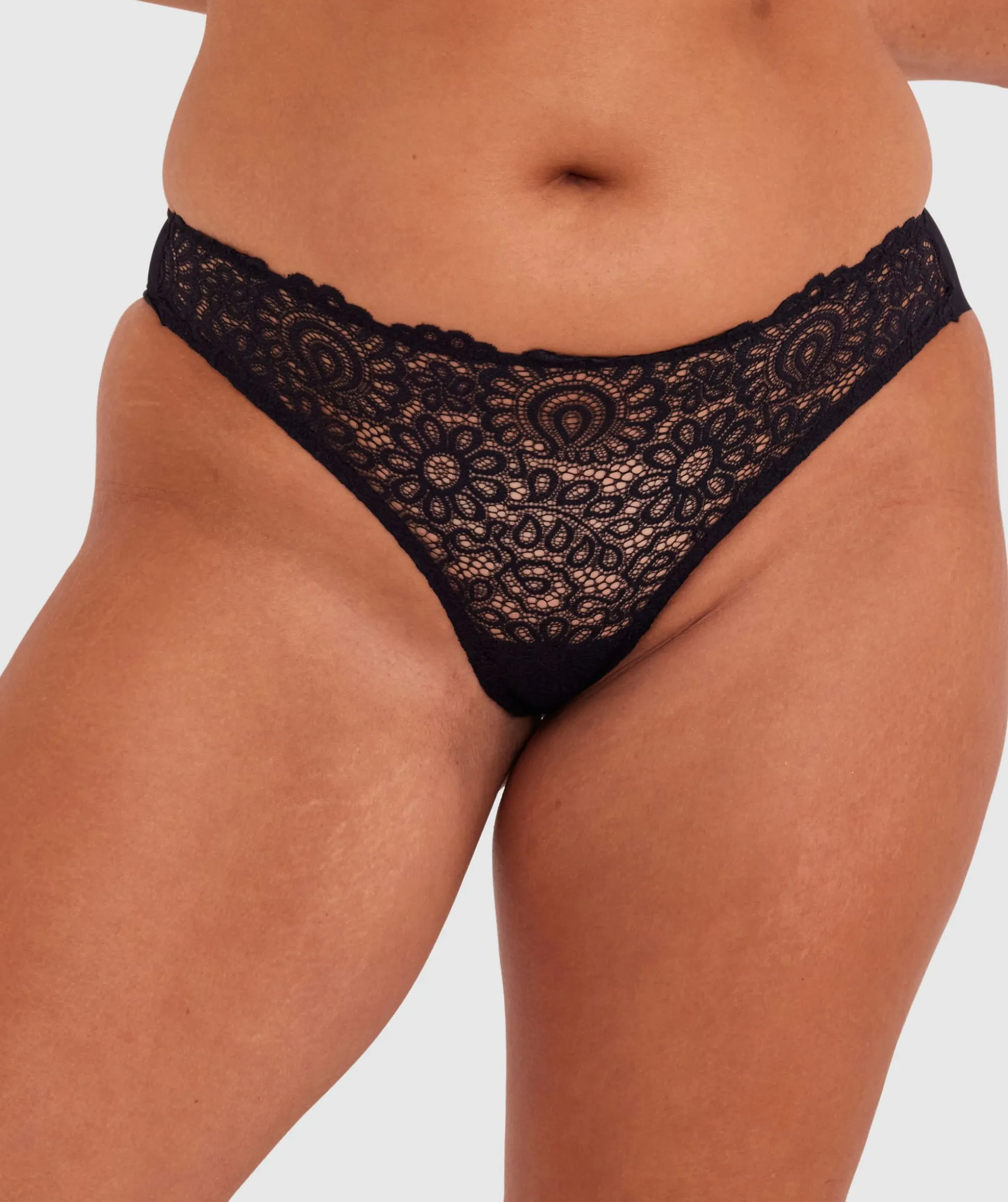 Audrey Brazilian Knicker - Black