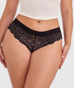 Audrey Brazilian Knicker - Black