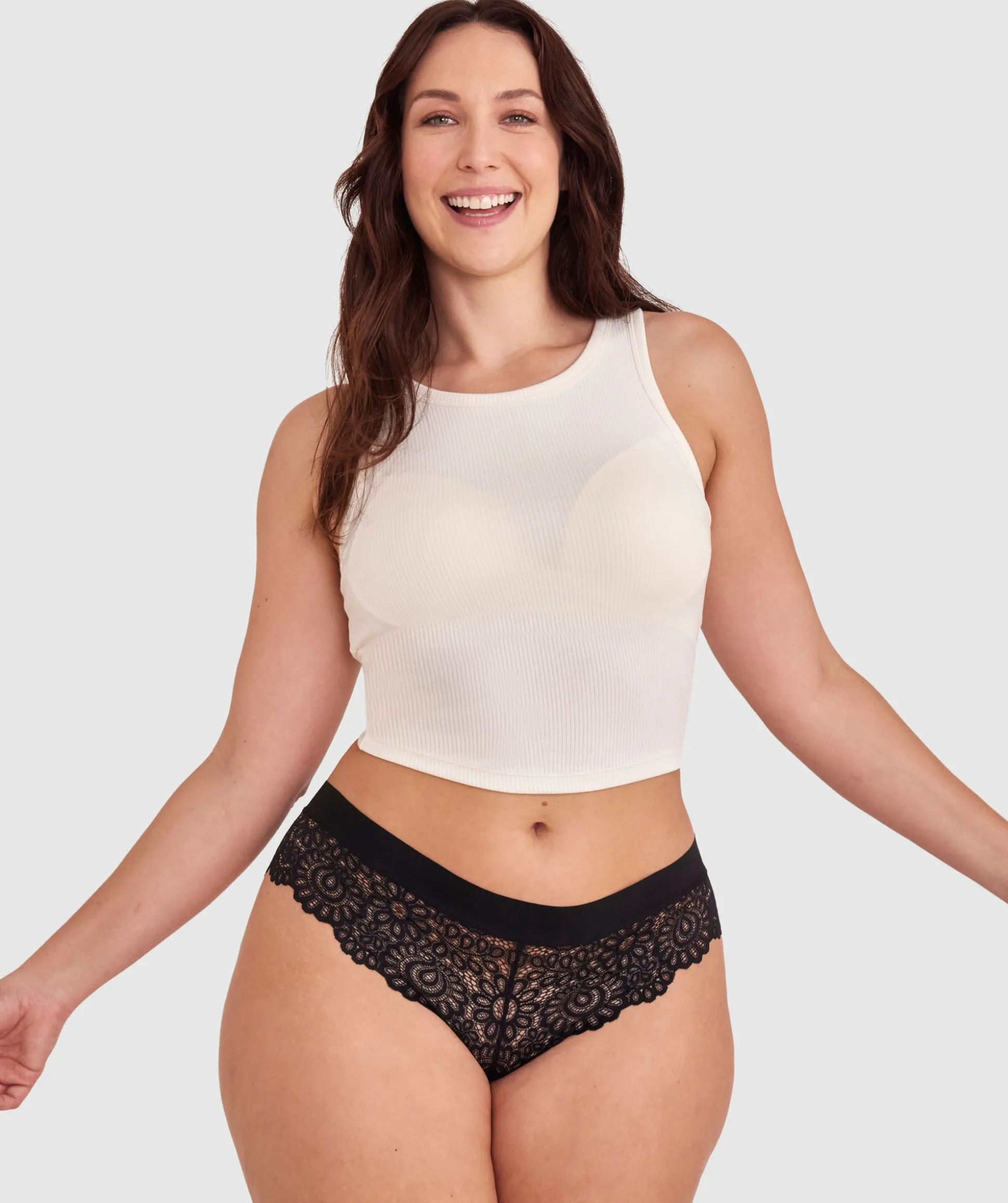 Audrey Brazilian Knicker - Black