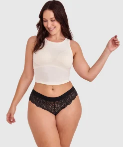 Audrey Brazilian Knicker - Black