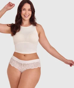 Audrey Brazilian Knicker - Ivory