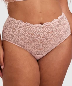 Audrey Full Brief Knicker - Blush Pink