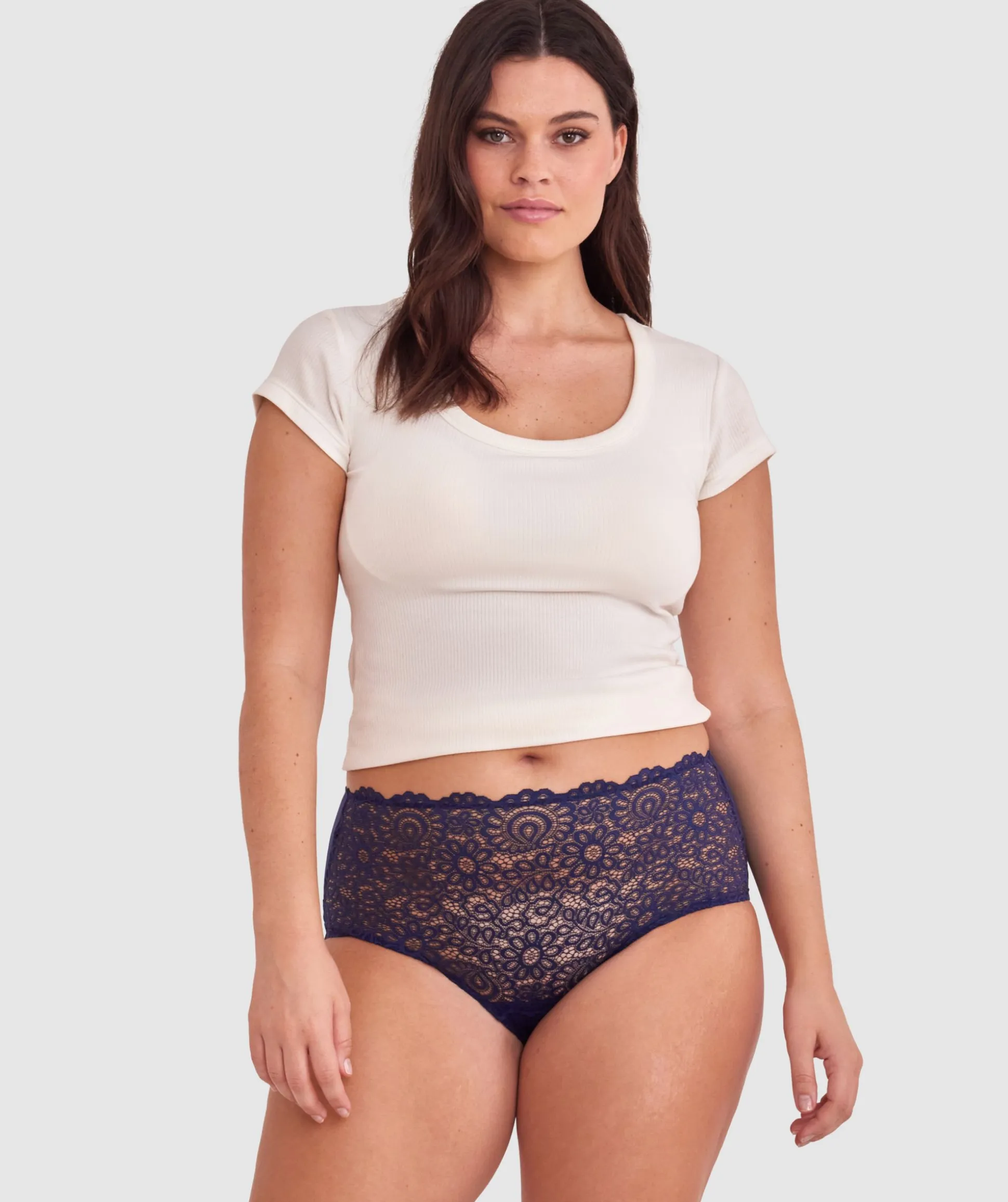 Audrey Full Brief - Navy