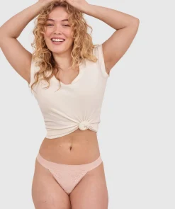 Audrey G String-Blush Pink