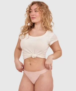Audrey G String-Blush Pink