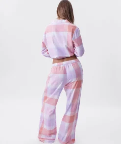 Azlin Long Pant - Print Check