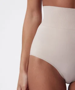 Base Layers High Waist Full Brief - Nude 2