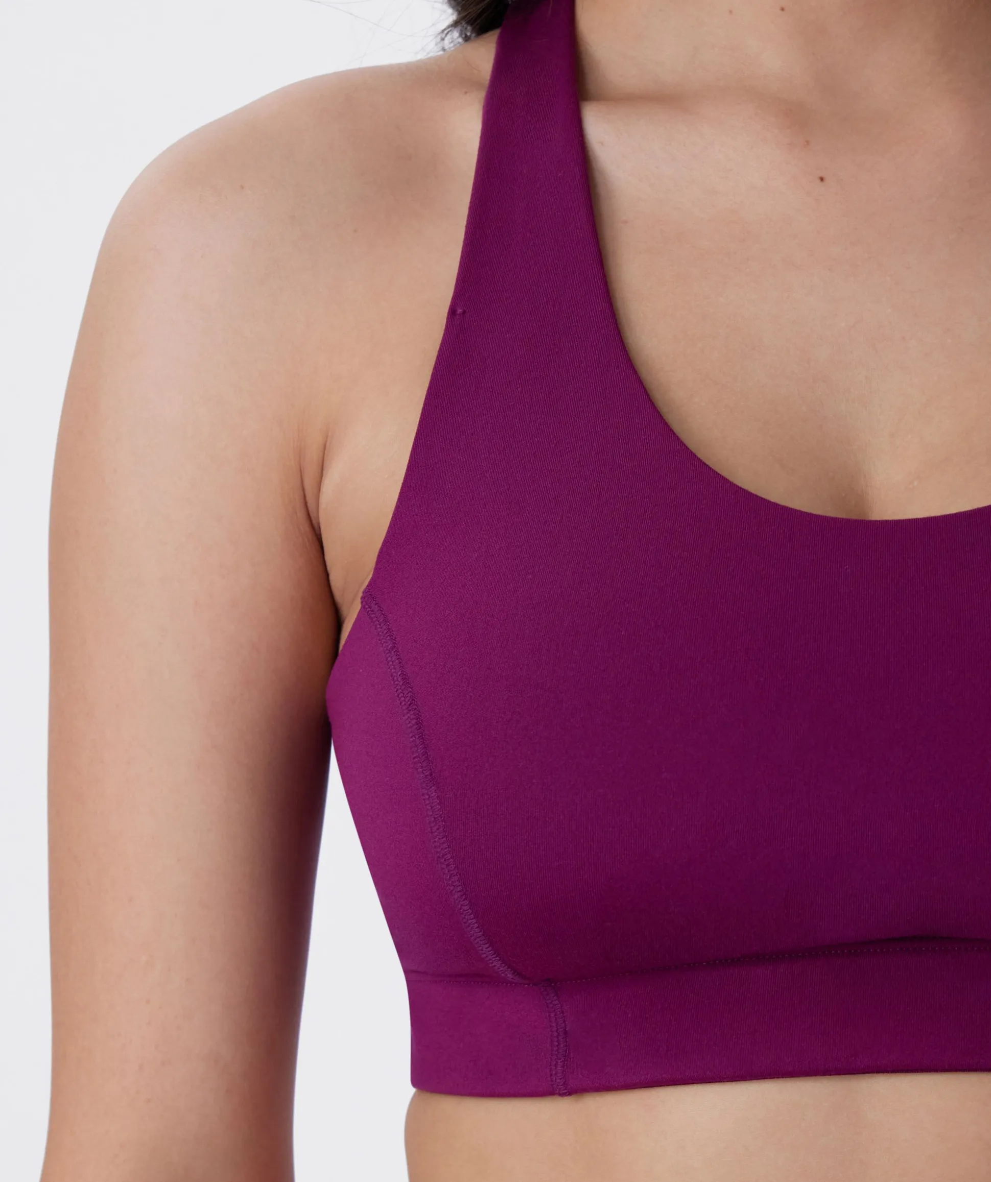 Berlei Movement Wirefree Crop - Berry