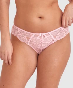 Bethany Brazilian Knicker - Pale Pink