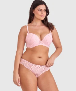Bethany Brazilian Knicker - Pale Pink
