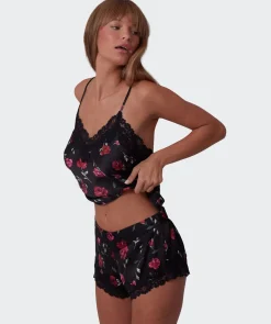 Bethany Cami - Print Floral/Black