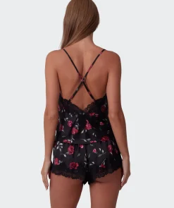 Bethany Cami - Print Floral/Black