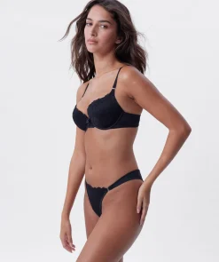 Bethany Essentials Contour Plunge Bra - Black