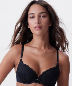 Bethany Essentials Contour Plunge Bra - Black