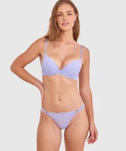 Bethany Essentials Double Push Up Bra - Pale Blue