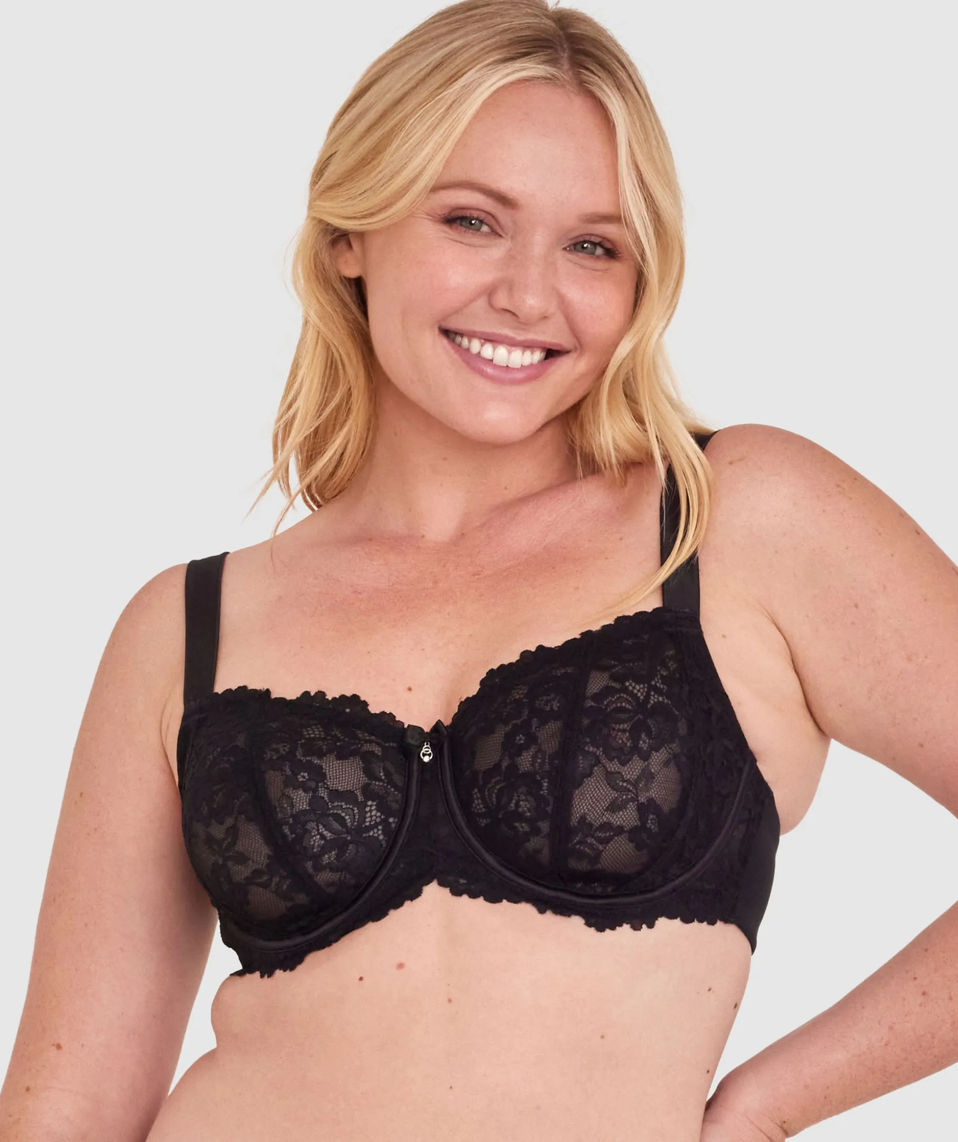 Bethany Essentials Full Coverage Underwire Bra - Black