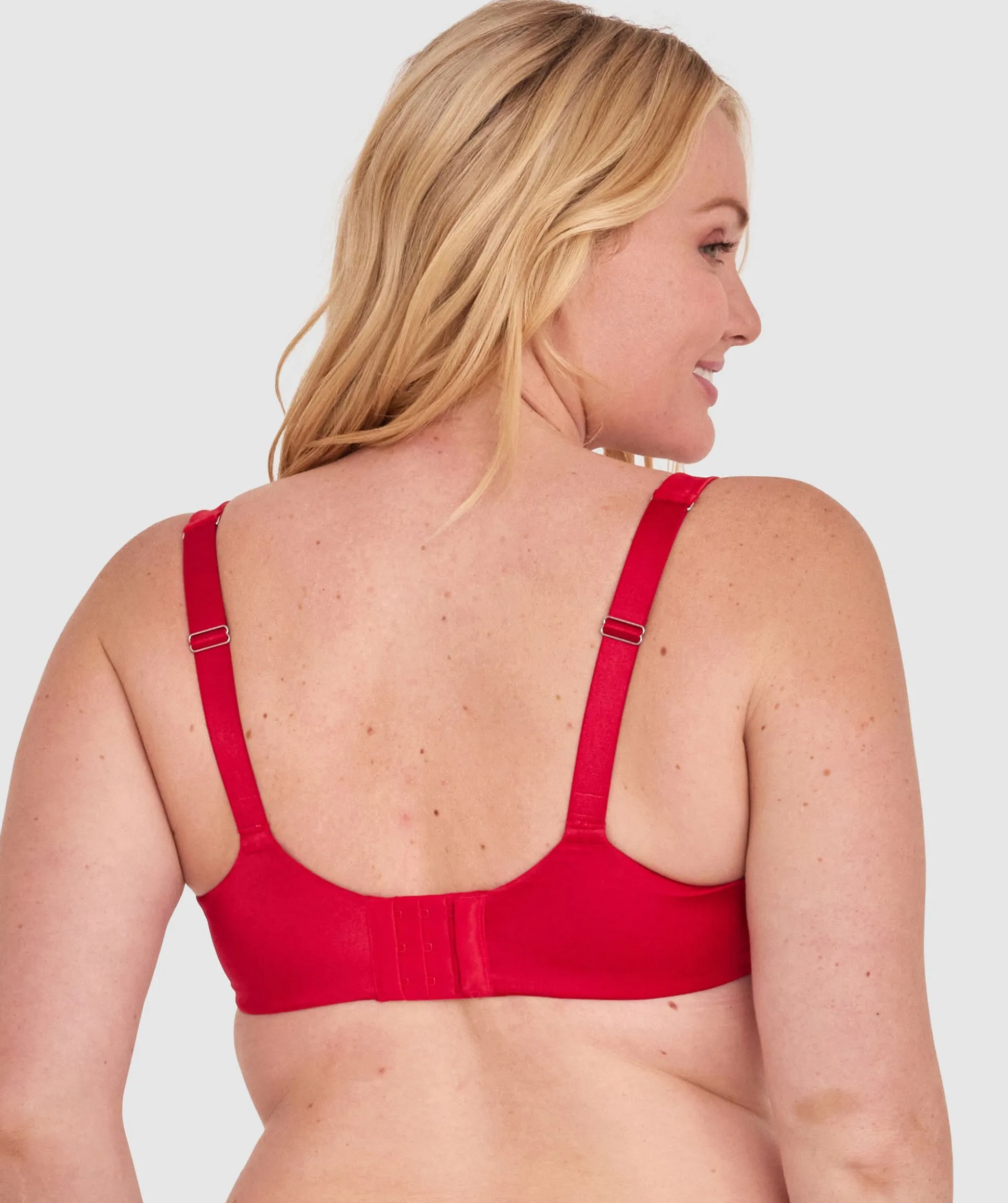 Bethany Essentials Full Coverage Underwire Bra - Red