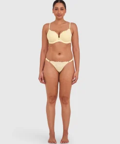 Bethany Essentials Full Cup Bra-Yellow