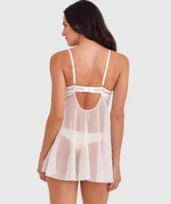Bethany Essentials Push Up Babydoll - Ivory