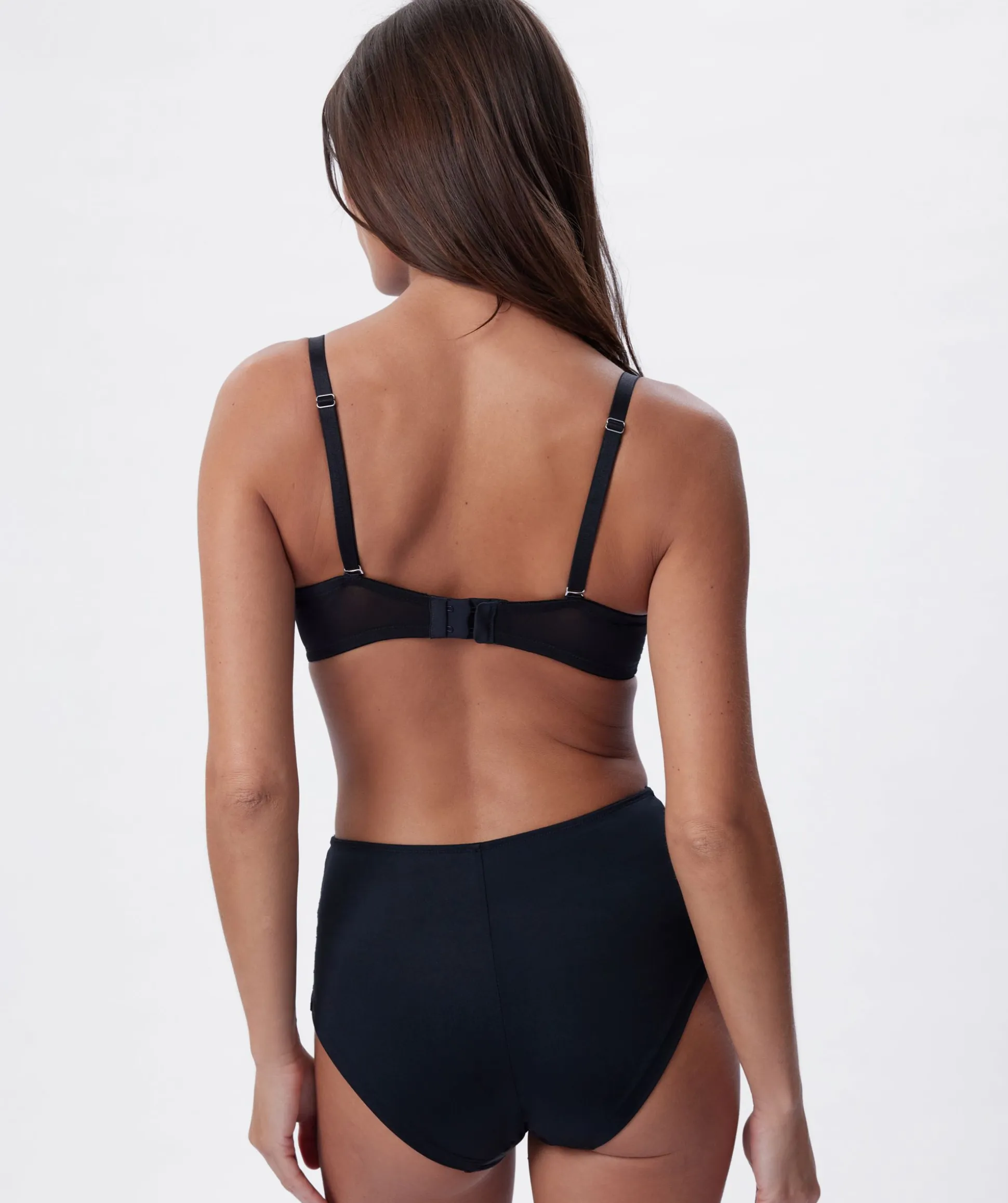 Bethany Full Cup Minimiser Bra - Black