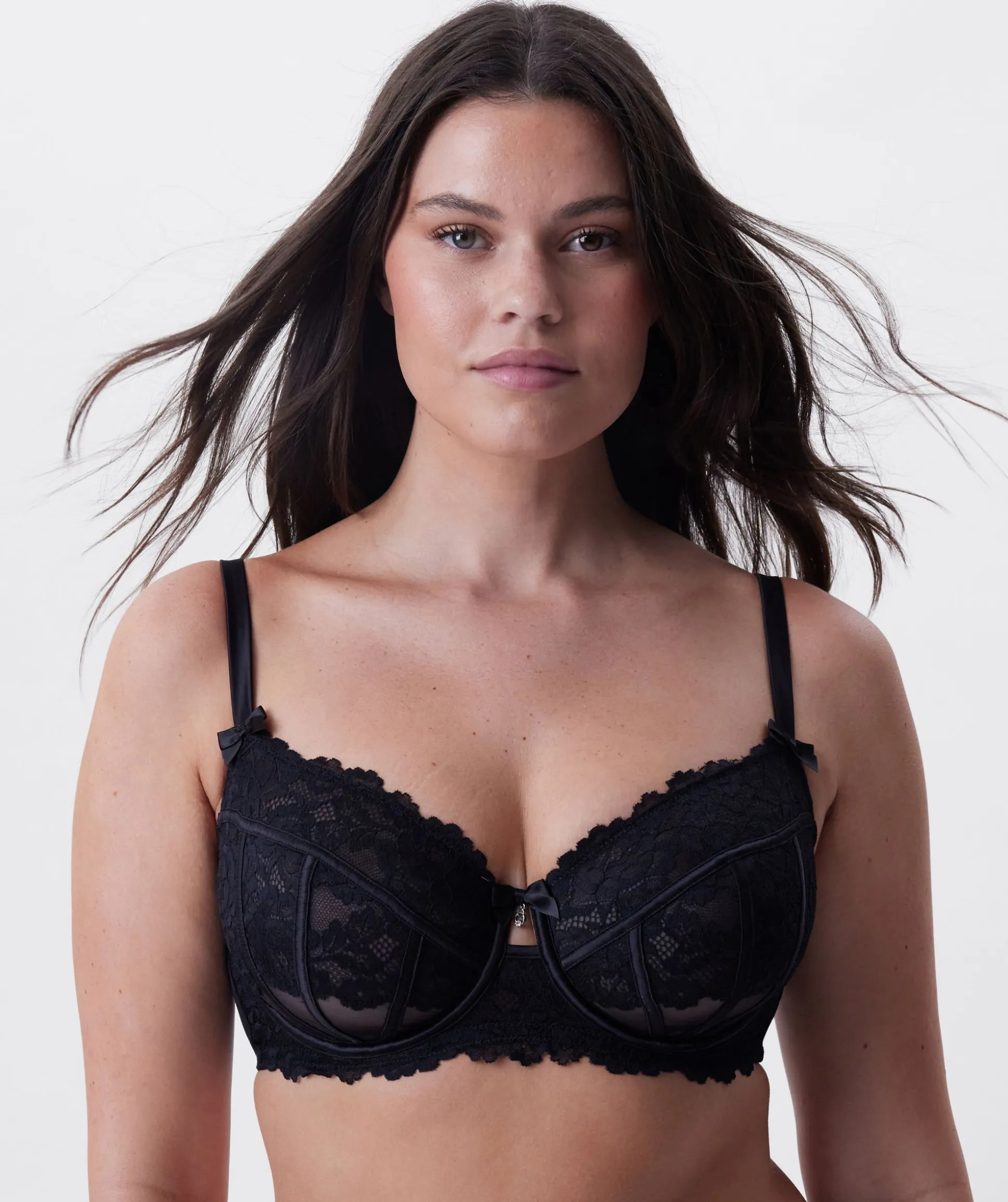 Bethany Full Cup Underwire Bra - Black
