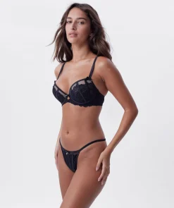 Bethany Push Up Bra - Black