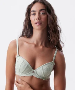 Bethany Push Up Bra - Light Green