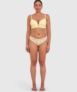 Bethany Push Up Bra-Light Yellow