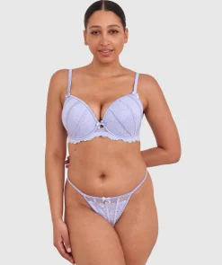 Bethany Push Up Bra - Pale Blue 1