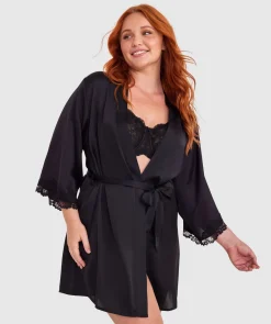 Bethany Short Wrap - Black