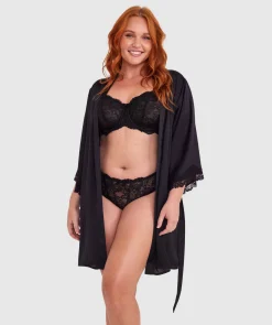 Bethany Short Wrap - Black