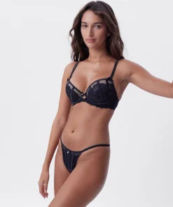 Bethany String Knicker - Black