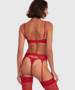 Bethany Suspender - Red