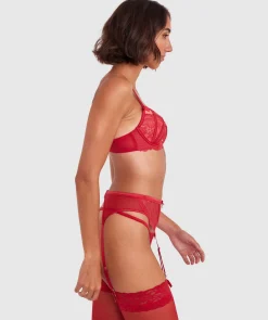 Bethany Suspender - Red