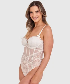Bethany Underwire Bodysuit - Ivory