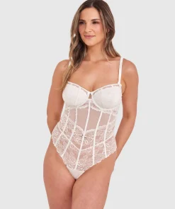 Bethany Underwire Bodysuit - Ivory