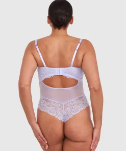 Bethany Underwire Bodysuit - Pale Blue 1