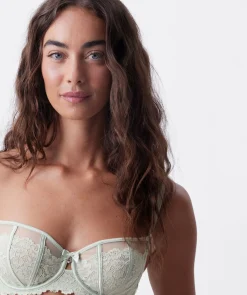 Bethany Underwire Bra - Light Green