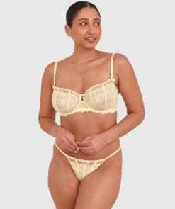 Bethany Underwire Bra-Light Yellow