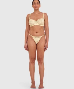 Bethany Underwire Bra-Light Yellow